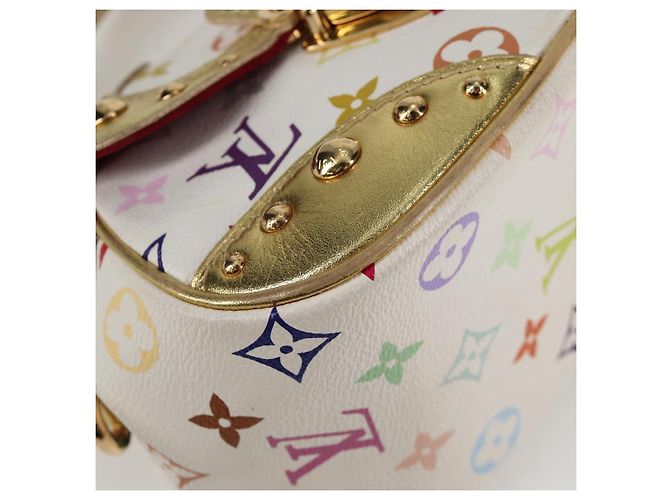 LOUIS VUITTON Monogramm Multicolor Marilyn Tasche Weiß M40206 LV Auth 124890SAV - Ansicht 11