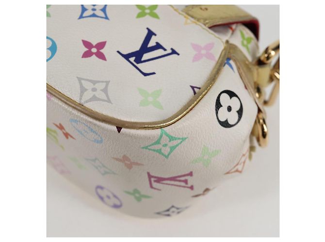 LOUIS VUITTON Monogramm Multicolor Marilyn Tasche Weiß M40206 LV Auth 124890SAV - Ansicht 14