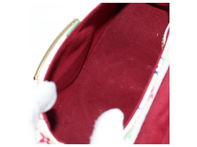 LOUIS VUITTON Monogramm Multicolor Marilyn Tasche Weiß M40206 LV Auth 124890SAV - Ansicht 17