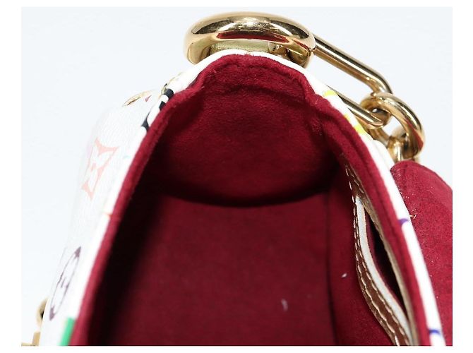LOUIS VUITTON Monogramm Multicolor Marilyn Tasche Weiß M40206 LV Auth 124890SAV - Ansicht 18