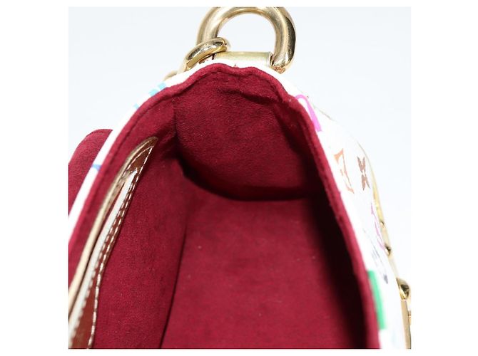 LOUIS VUITTON Monogramm Multicolor Marilyn Tasche Weiß M40206 LV Auth 124890SAV - Ansicht 19