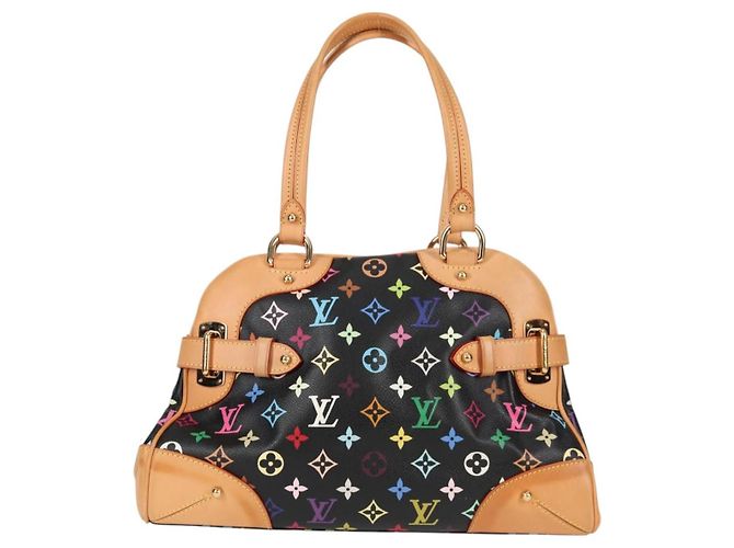 LOUIS VUITTON Handtasche Claudia Monogram Multicolor Schwarz M40194 LV Auth 124894SAV - Ansicht 3