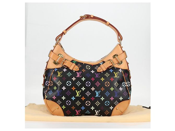 LOUIS VUITTON Schultertasche Greta Monogramm Multicolor Schwarz M40196 Auth 124895SAV - Ansicht 12