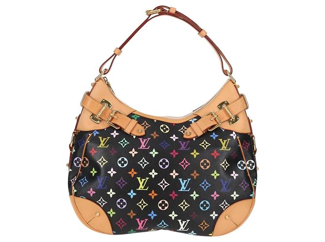 LOUIS VUITTON Schultertasche Greta Monogramm Multicolor Schwarz M40196 Auth 124895SAV - Ansicht 13