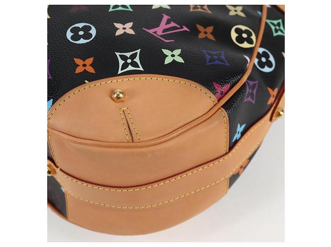 LOUIS VUITTON Schultertasche Greta Monogramm Multicolor Schwarz M40196 Auth 124895SAV - Ansicht 15