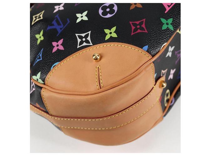 LOUIS VUITTON Schultertasche Greta Monogramm Multicolor Schwarz M40196 Auth 124895SAV - Ansicht 16
