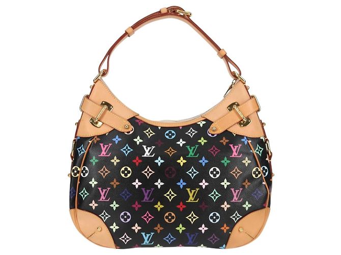 LOUIS VUITTON Schultertasche Greta Monogramm Multicolor Schwarz M40196 Auth 124895SAV - Ansicht 2