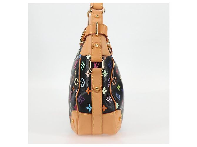 LOUIS VUITTON Schultertasche Greta Monogramm Multicolor Schwarz M40196 Auth 124895SAV - Ansicht 4