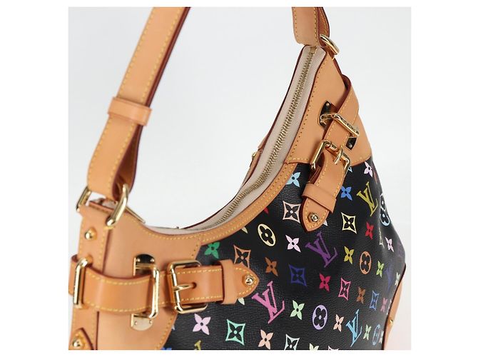 LOUIS VUITTON Schultertasche Greta Monogramm Multicolor Schwarz M40196 Auth 124895SAV - Ansicht 6