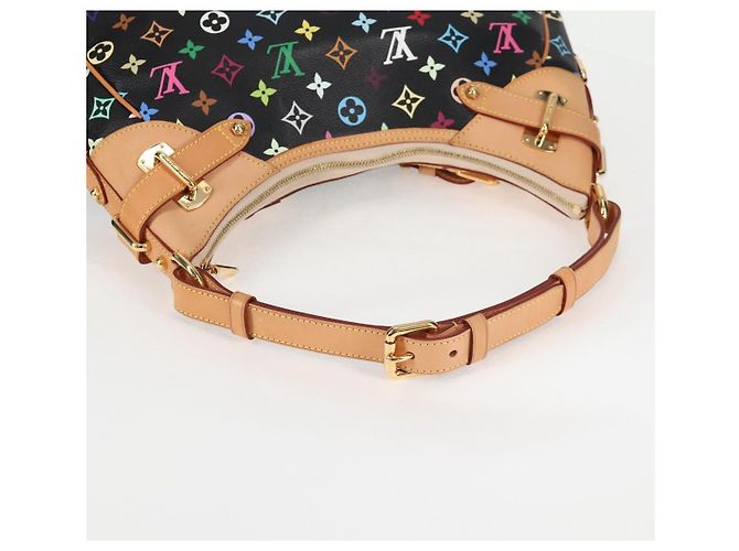 LOUIS VUITTON Schultertasche Greta Monogramm Multicolor Schwarz M40196 Auth 124895SAV - Ansicht 7