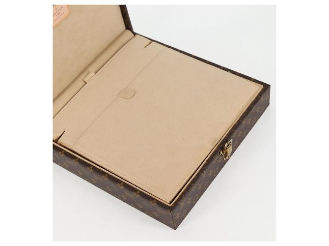 LOUIS VUITTON Schmucketui Monogram Schmuckbox LV Auth 125659SAV Monogramm - Ansicht 10