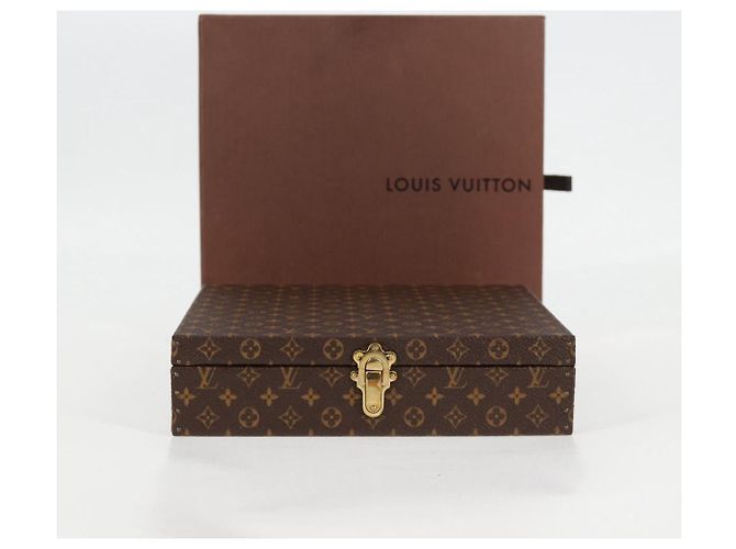 LOUIS VUITTON Schmucketui Monogram Schmuckbox LV Auth 125659SAV Monogramm - Ansicht 12