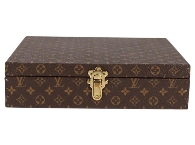 LOUIS VUITTON Schmucketui Monogram Schmuckbox LV Auth 125659SAV Monogramm - Ansicht 13