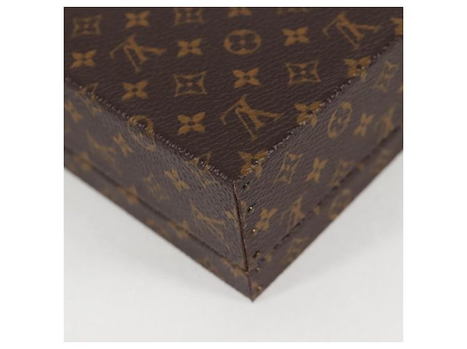 LOUIS VUITTON Schmucketui Monogram Schmuckbox LV Auth 125659SAV Monogramm - Ansicht 15