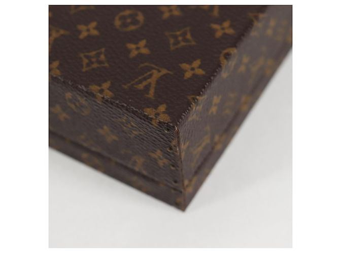 LOUIS VUITTON Schmucketui Monogram Schmuckbox LV Auth 125659SAV Monogramm - Ansicht 16