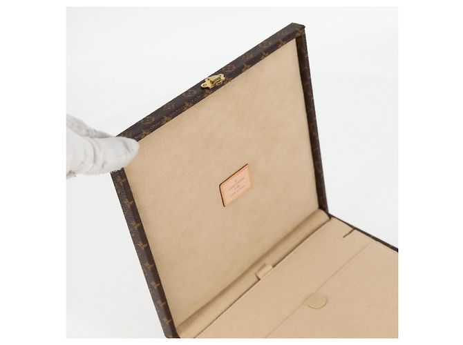 LOUIS VUITTON Schmucketui Monogram Schmuckbox LV Auth 125659SAV Monogramm - Ansicht 9