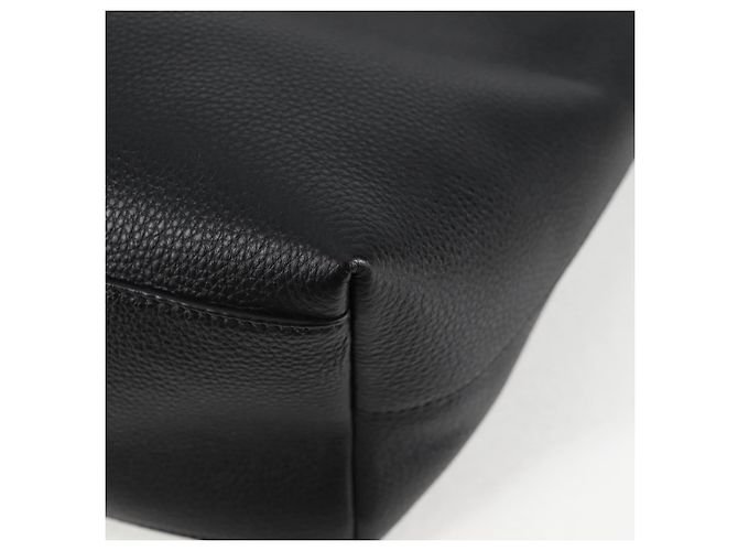 Versace Tote Bag aus Leder 2 in 1 Schwarz Gold Auth 118688V Golden - Ansicht 14