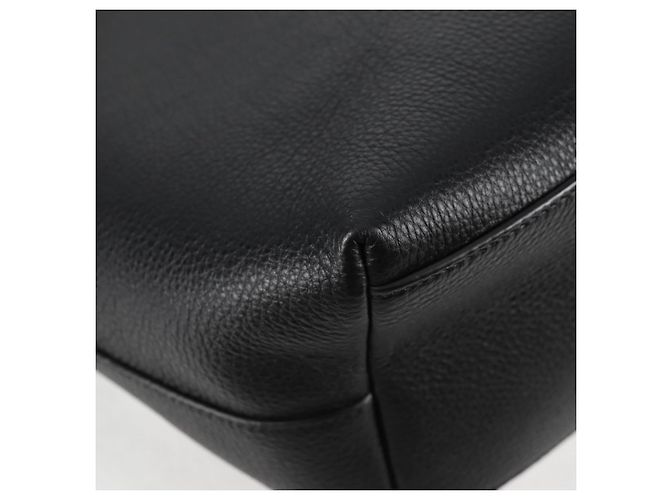 Versace Tote Bag aus Leder 2 in 1 Schwarz Gold Auth 118688V Golden - Ansicht 15