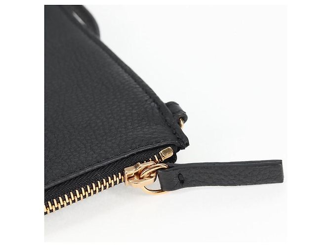 Versace Tote Bag aus Leder 2 in 1 Schwarz Gold Auth 118688V Golden - Ansicht 22