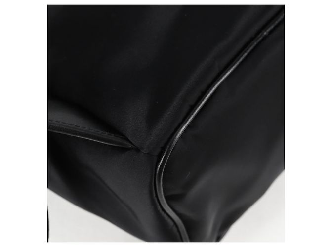 Zaino VERSACE in nylon nero e oro Auth 118728V D'oro - vista 17