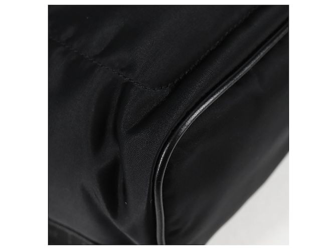 Zaino VERSACE in nylon nero e oro Auth 118733V D'oro - vista 15
