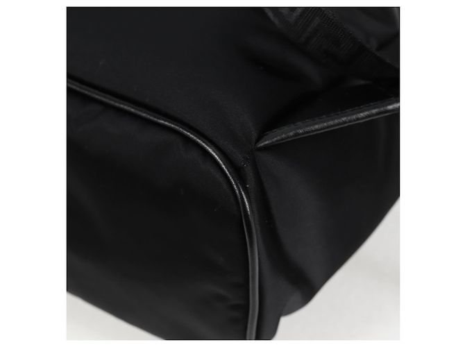 Zaino VERSACE in nylon nero e oro Auth 118733V D'oro - vista 18