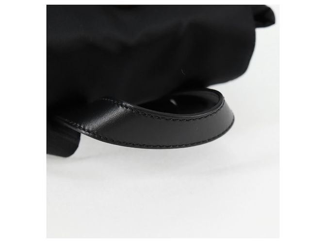 Zaino VERSACE in nylon nero e oro Auth 118733V D'oro - vista 7