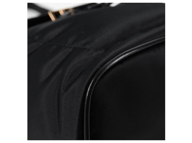 Zaino VERSACE in nylon nero e oro Auth 118731V D'oro - vista 15