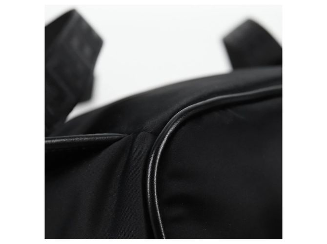 Zaino VERSACE in nylon nero e oro Auth 118731V D'oro - vista 17