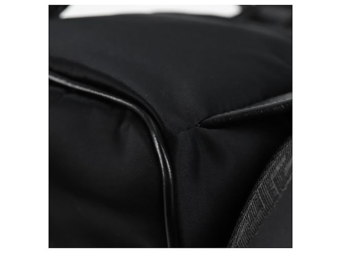 Zaino VERSACE in nylon nero e oro Auth 118731V D'oro - vista 18