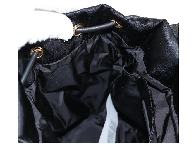 Zaino VERSACE in nylon nero e oro Auth 118731V D'oro - vista 24