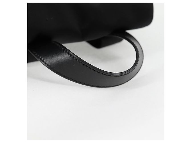 Zaino VERSACE in nylon nero e oro Auth 118731V D'oro - vista 7