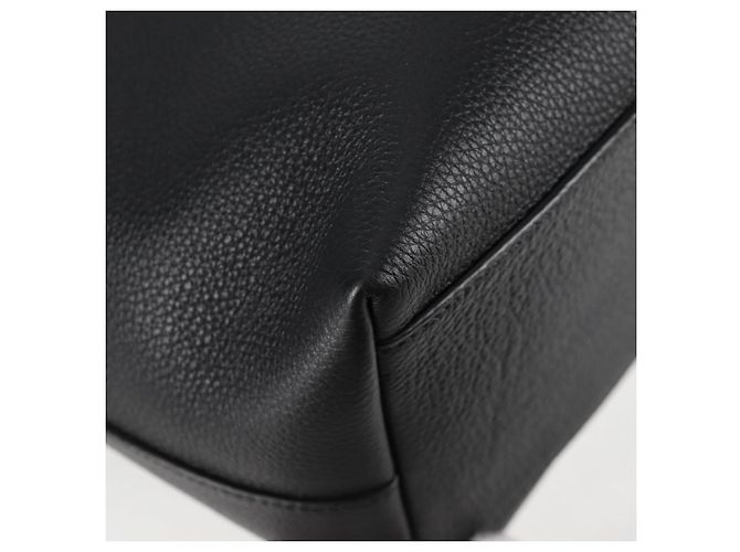 Versace Tote Bag aus Leder 2 in 1 Schwarz Gold Auth 118750V Golden - Ansicht 13