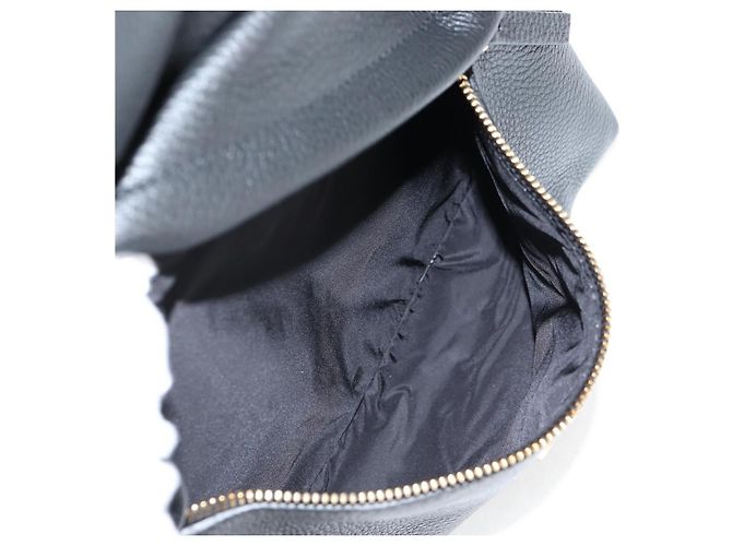 Sac à dos en cuir noir et or Auth 118683V VERSACE - vue 22