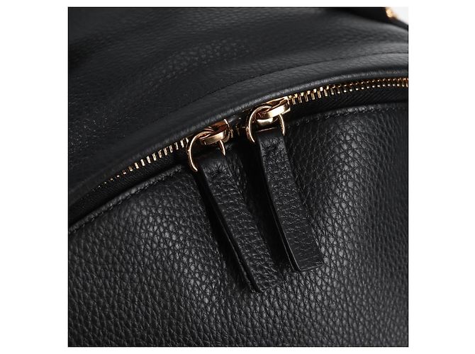 Sac à dos en cuir noir et or Auth 118683V VERSACE - vue 23