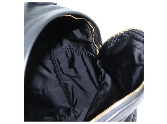 Sac à dos en cuir noir et or Auth 118683V VERSACE - vue 25