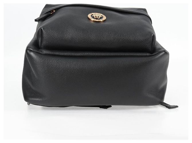 Sac à dos en cuir noir et or Auth 118683V VERSACE - vue 5