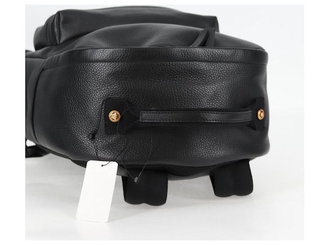 Sac à dos en cuir noir et or Auth 118683V VERSACE - vue 6