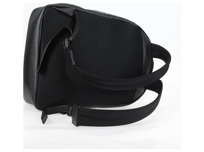 Sac à dos en cuir noir et or Auth 118683V VERSACE - vue 8