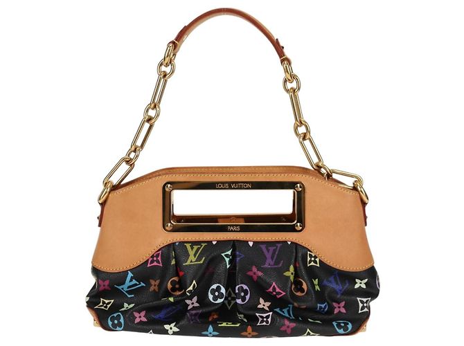 LOUIS VUITTON Monogram Multicolor Judy PM Tasche 2way Schwarz M40258 LV Auth 126485SAV - Ansicht 13