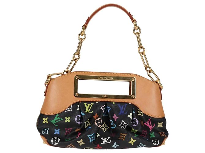 LOUIS VUITTON Monogram Multicolor Judy PM Tasche 2way Schwarz M40258 LV Auth 126485SAV - Ansicht 2