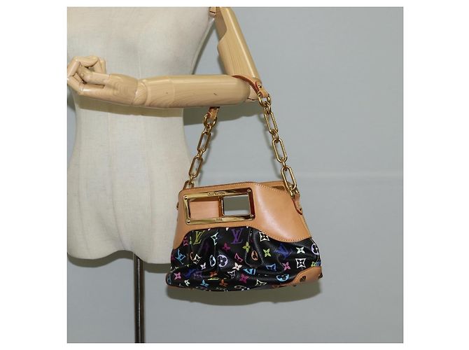 LOUIS VUITTON Monogram Multicolor Judy PM Tasche 2way Schwarz M40258 LV Auth 126485SAV - Ansicht 22