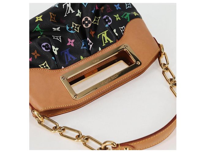 LOUIS VUITTON Monogram Multicolor Judy PM Tasche 2way Schwarz M40258 LV Auth 126485SAV - Ansicht 6