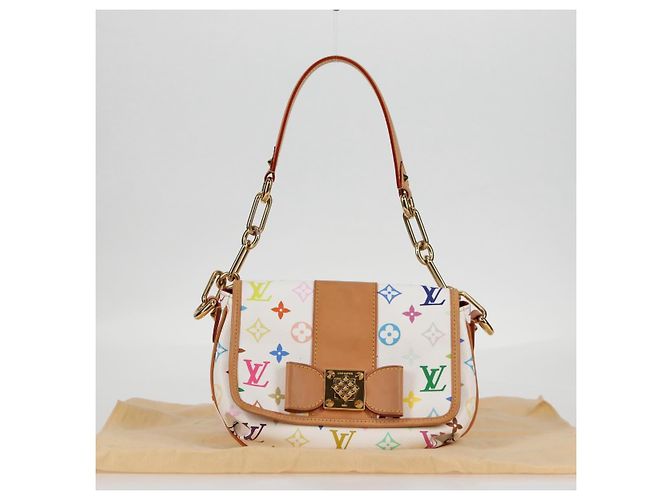 LOUIS VUITTON Monogramm Multicolor Patty Schultertasche Weiß M40305 Auth 120598SAV - Ansicht 12