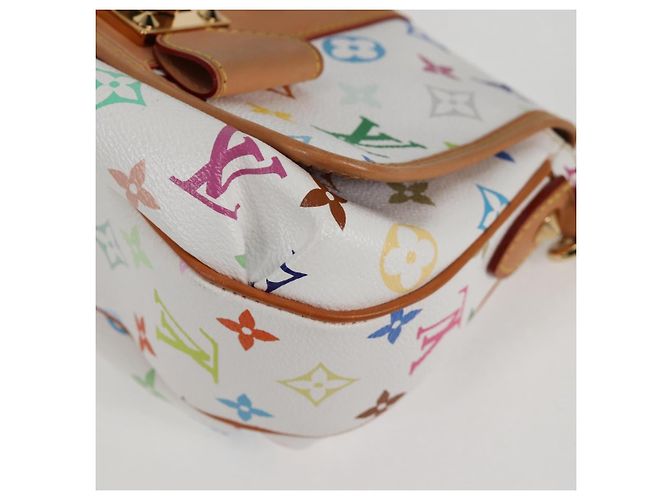 LOUIS VUITTON Monogramm Multicolor Patty Schultertasche Weiß M40305 Auth 120598SAV - Ansicht 15
