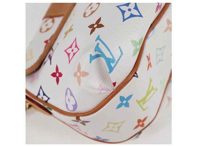 LOUIS VUITTON Monogramm Multicolor Patty Schultertasche Weiß M40305 Auth 120598SAV - Ansicht 16
