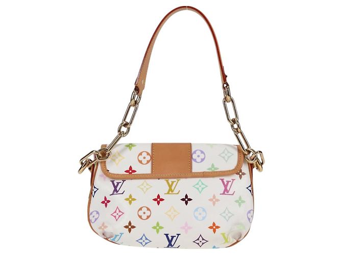 LOUIS VUITTON Monogramm Multicolor Patty Schultertasche Weiß M40305 Auth 120598SAV - Ansicht 2