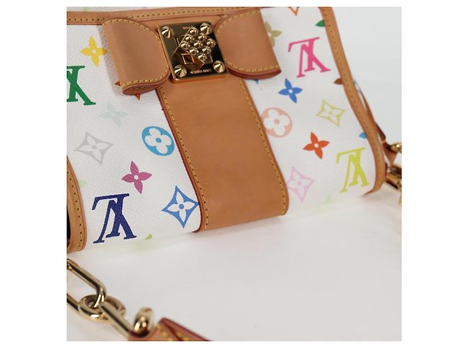LOUIS VUITTON Monogramm Multicolor Patty Schultertasche Weiß M40305 Auth 120598SAV - Ansicht 6