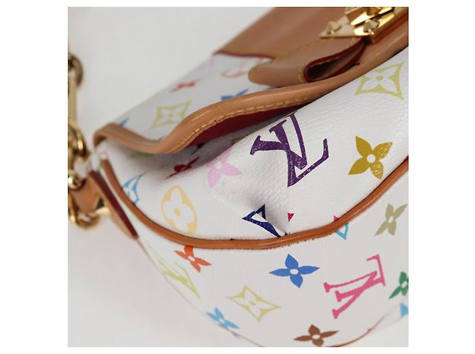 LOUIS VUITTON Monogramm Multicolor Patty Schultertasche Weiß M40305 Auth 120598SAV - Ansicht 8