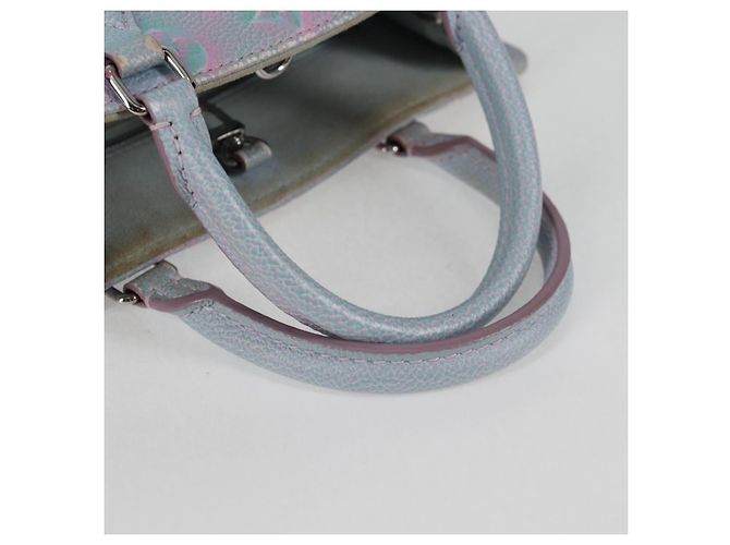 LOUIS VUITTON Borsa On The Go PM Monogram Empreinte 2way Blu M46067 Auth MX449M - vista 10